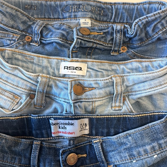 Girls Abercrombie kids, RSQ, and Cherokee Jean shorts - Picture 3 of 3